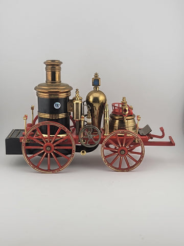 THE MISSISSIPPI 1869 RED STEAM ENGINE FIRE WAGON RADIO WACO JAPAN Works (Static)