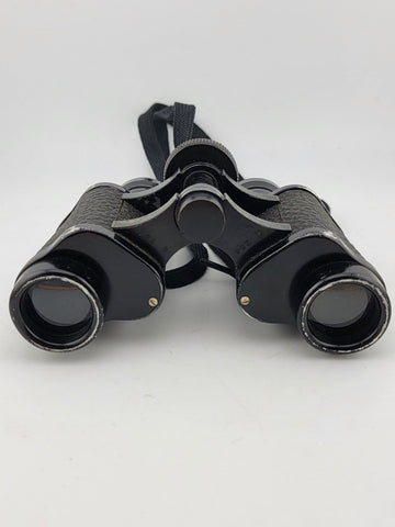 Antique WW2 Hyphos Paris France Prism Luminous Binoculars 6 X 30 W Original Case