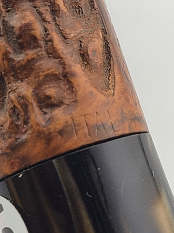 Vintage Collectible Solid Wood Prince Of Whales 83 Italy Hand Made Smoking Pipe.