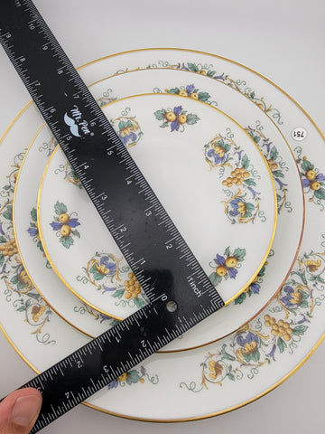 Rare Vintage 5 Piece Table Setting Richard Ginori Capri Italy. Excellent Cond.