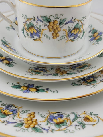 Rare Vintage 5 Piece Table Setting Richard Ginori Capri Italy. Excellent Cond.