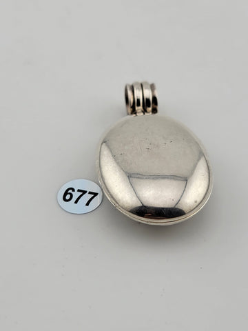 Rare Beautiful Vintage Silpada Sterling Silver 925 Ornate Locket Pendant