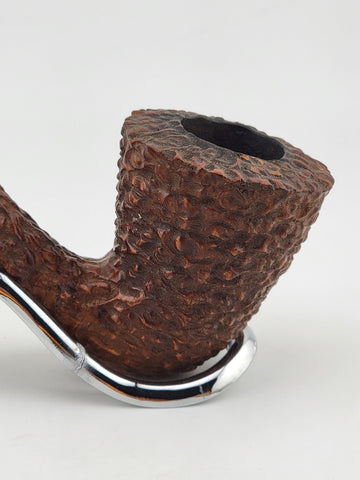 Vintage Collectible Solid Wood Prince Of Whales 83 Italy Hand Made Smoking Pipe.