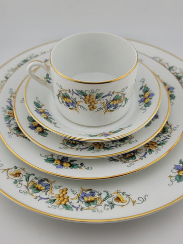 Rare Vintage 5 Piece Table Setting Richard Ginori Capri Italy. Excellent Cond.