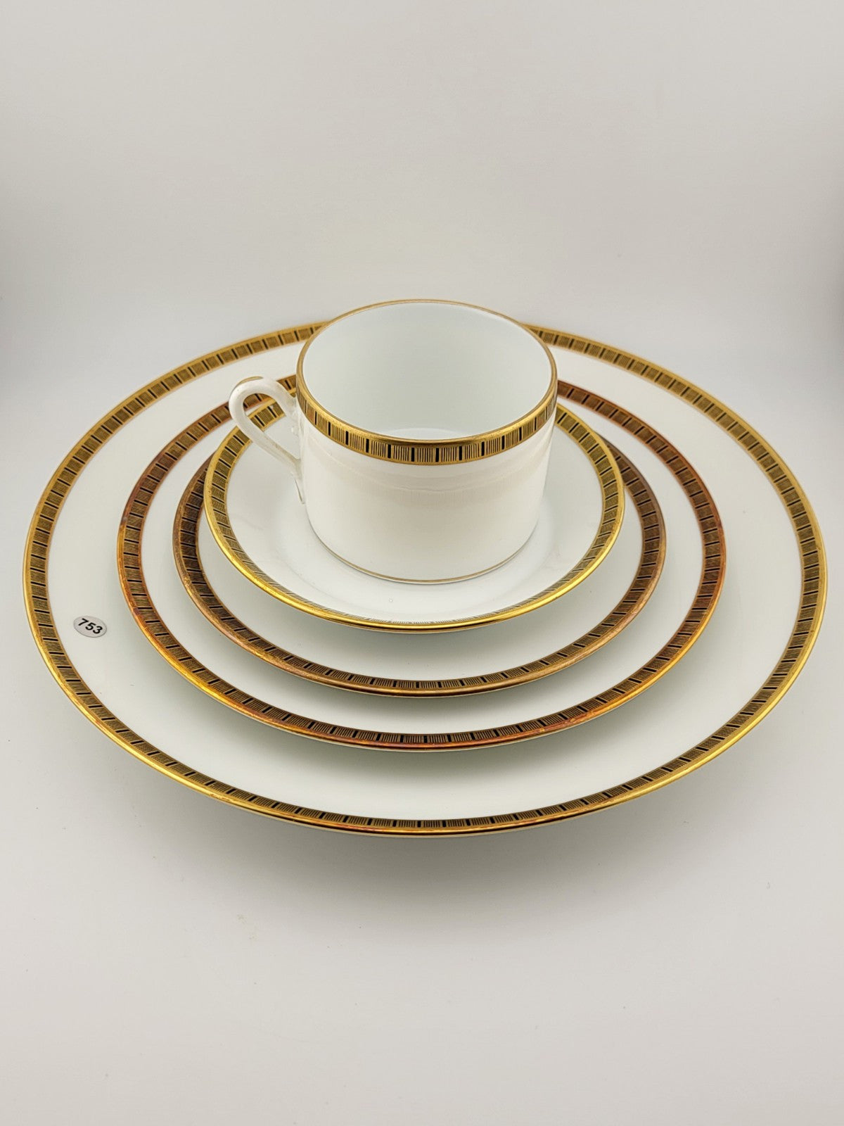 Rare Vintage 5 Piece Table Setting Richard Ginori Piemonte Italy. Excellent Cond