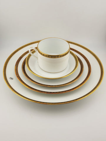 Rare Vintage 5 Piece Table Setting Richard Ginori Piemonte Italy. Excellent Cond