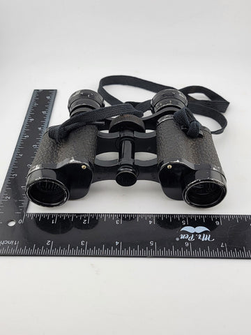 Antique WW2 Hyphos Paris France Prism Luminous Binoculars 6 X 30 W Original Case