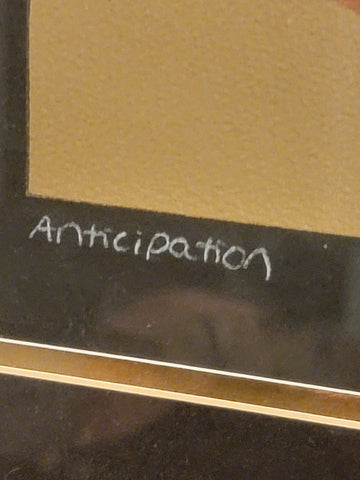 Lillian Shao "Anticipation" XL Serigraph on Black Paper, Signed & numbered 37/60