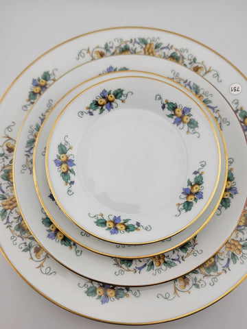 Rare Vintage 5 Piece Table Setting Richard Ginori Capri Italy. Excellent Cond.