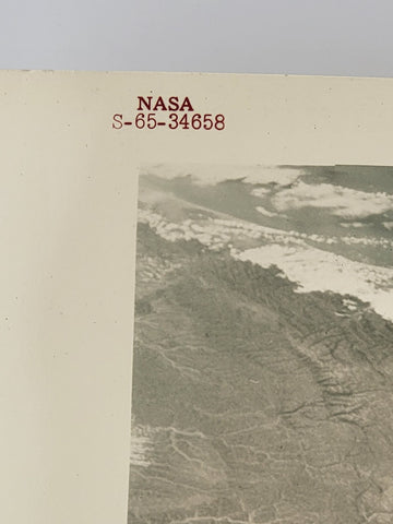 Original NASA Vintage A Kodak Paper Photo Red Number Photograph -SN: S-65-34658.