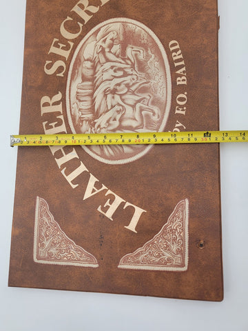 Rate Leather  Secrets By F.O. Baird-Vintage 1976 Leather Crafte’s Reference Book